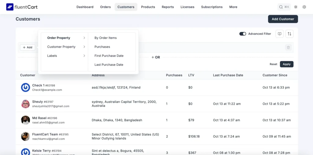 order and delivery management in fluentcart